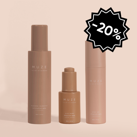 Day collection. Cleanse inventor, spot on, vitc guru