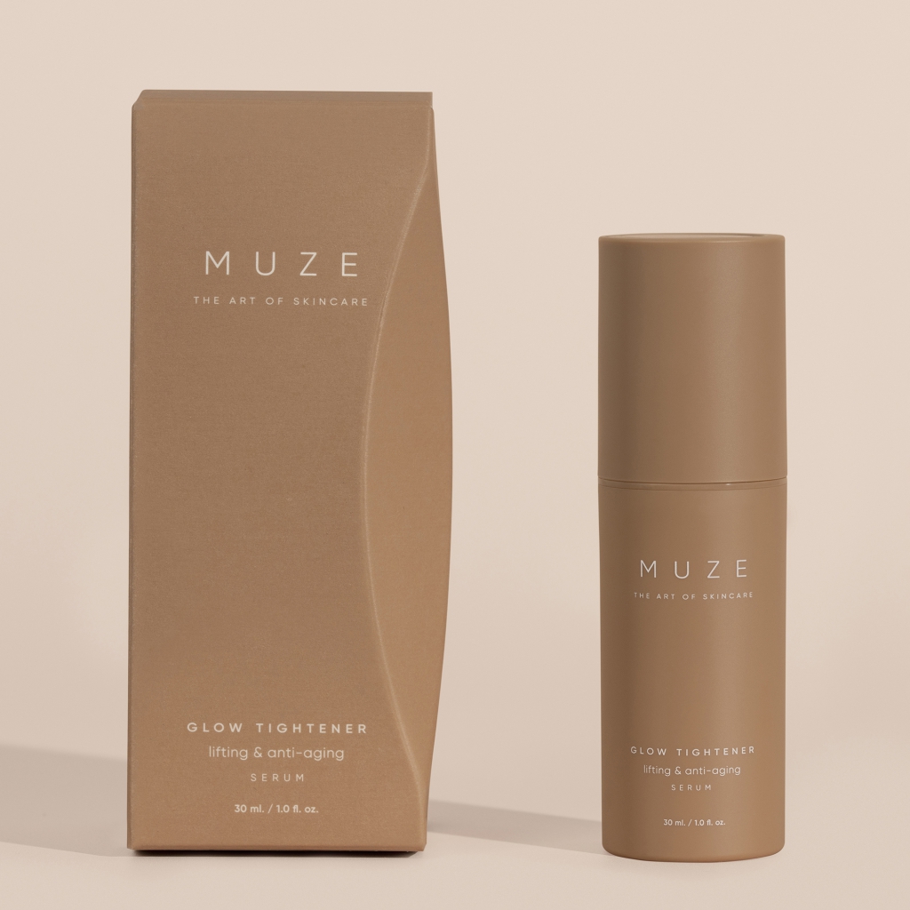 Muze – Glow Tightener - Hyaluron acid serum,  pure hoog- en laagmoleculaire hyaluronzuren