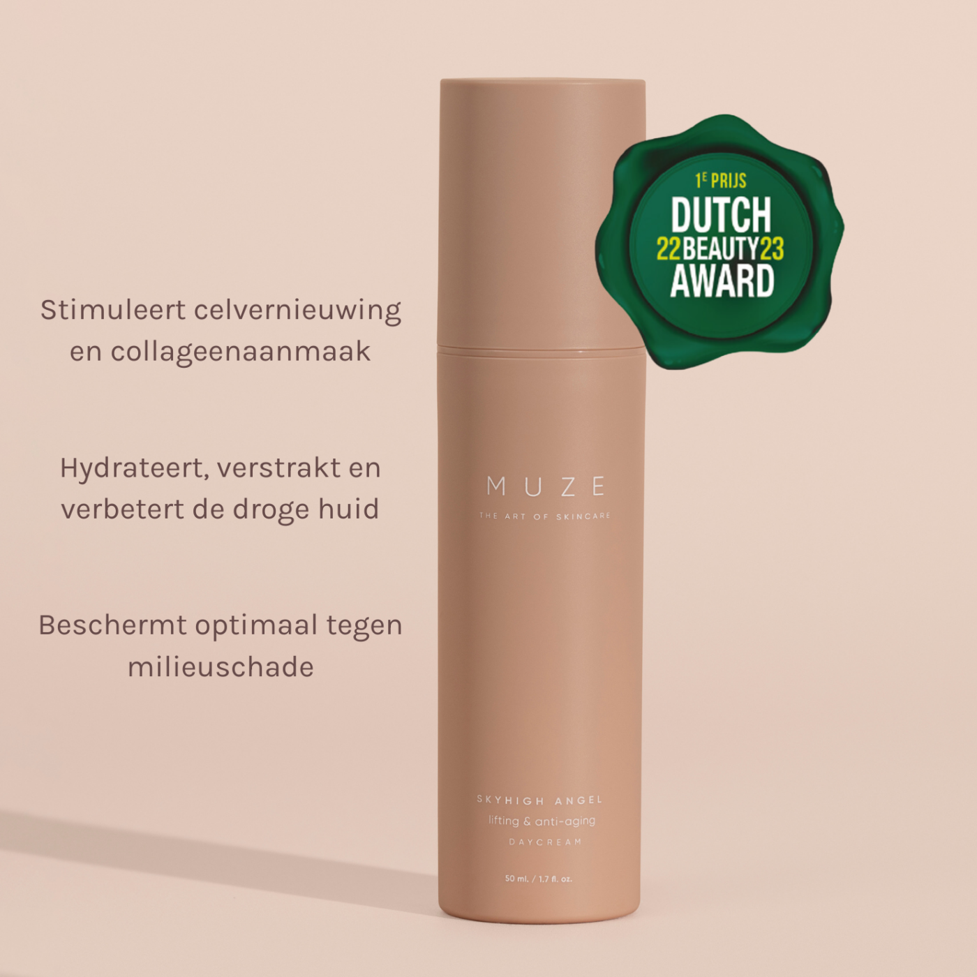 Skyhigh Angel van Muze Skincare met voordelen