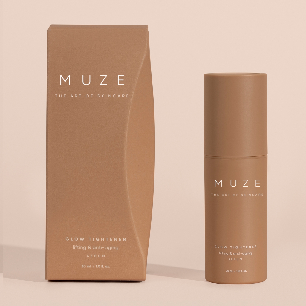 Muze – Glow Tightener - Hyaluron acid serum,  pure hoog- en laagmoleculaire hyaluronzuren