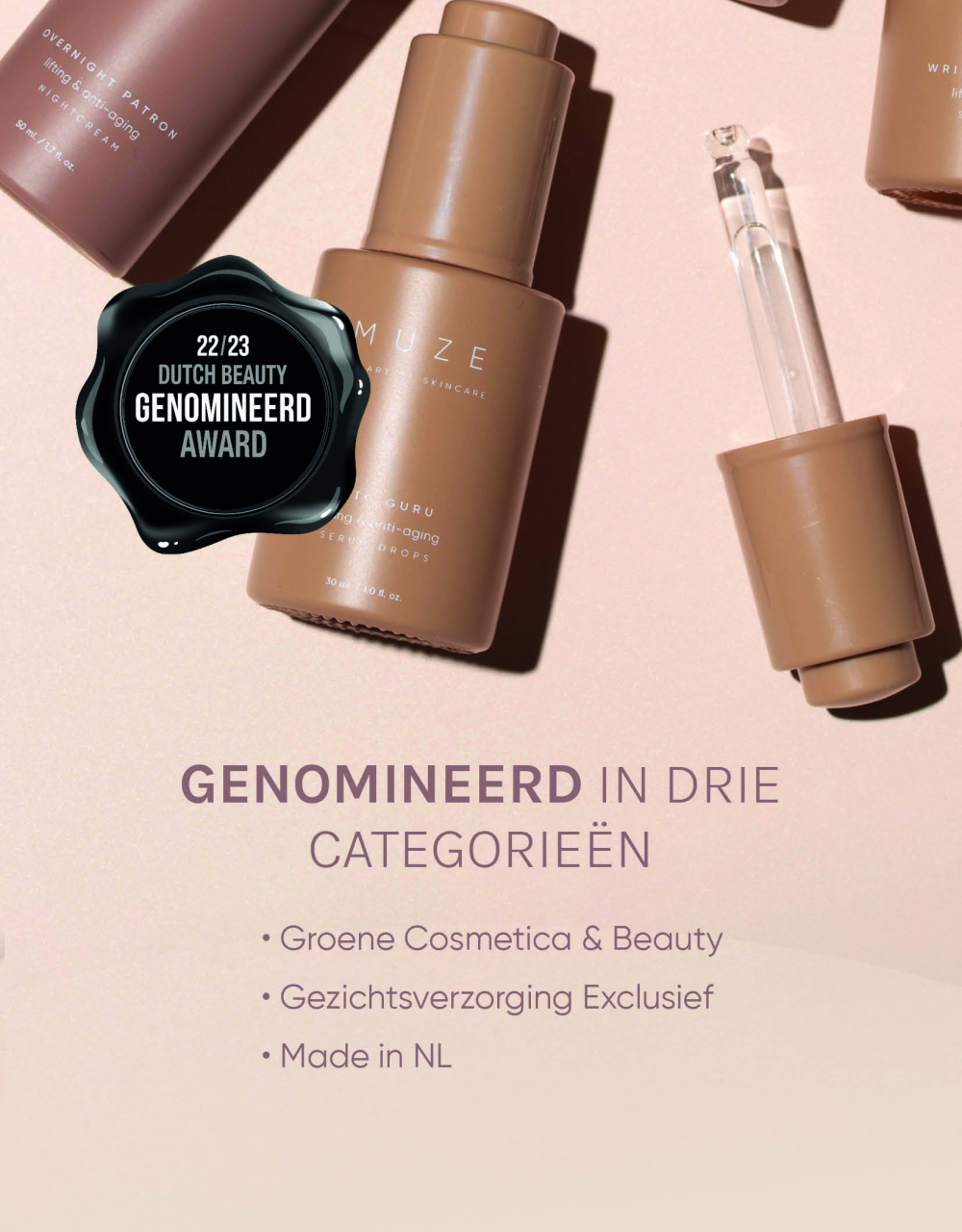 Muze dutch beauty awards nominatie